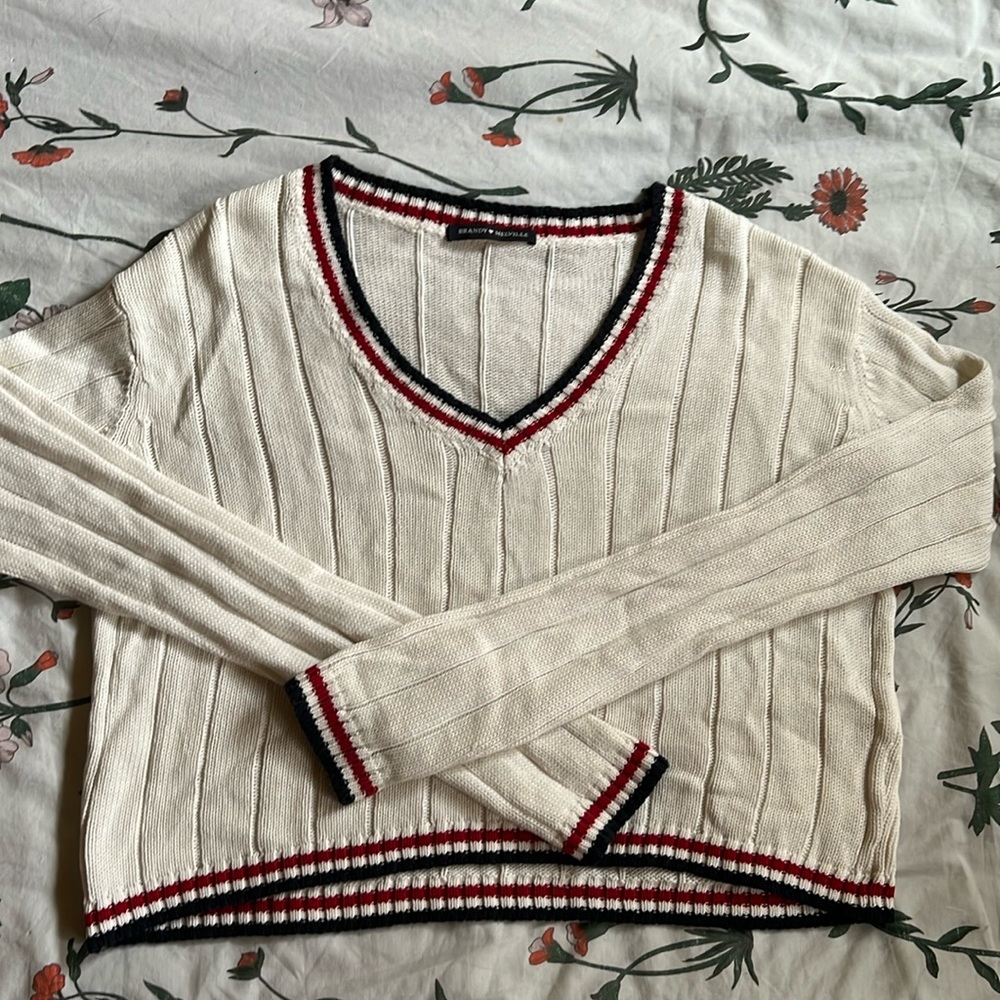 RETRO Brandy Melville Cropped Knit Sweater